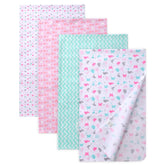 Gina Era Cotton Flannel Receiving Blankets packaging shows gift-ready presentation.