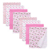 Gina Era soft-touch receiving blanket demonstrating plush cotton comfort for newborns.