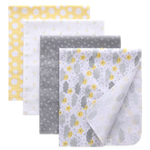 Gina Era flannel blanket close-up reveals soft, breathable cotton for baby comfort.