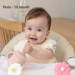 Ginbear toddler training cup with two handles for easy grip.