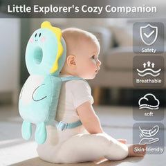 GINMOON Head Airhole Design keeps babies cool while protecting during active play.