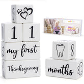 GIRVEM milestone blocks complete set for monthly photos and growth records