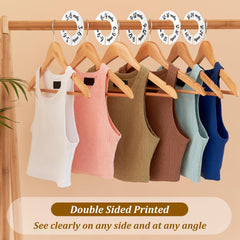 Gjinxi double-side text labels stay visible from any angle for easy size checks.