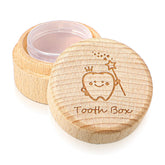 Gjinxi Tooth Fairy Box in beech wood with warm grain for secure storage