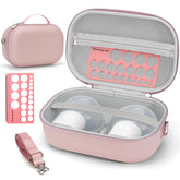 Glamgen wearable pump bag shows universal fit for multiple pumps