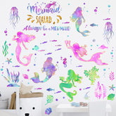 Glenmal Mermaid Wall Decal Two Sheets transform walls with whimsy.