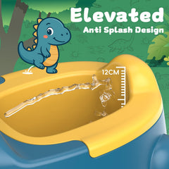 Gliizee Mall dinosaur-design potty chair side view supports safe, independent learning