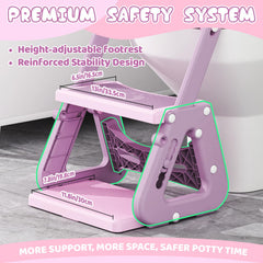 Gliizee Mall potty seat folded-compact demonstrates portable design