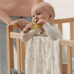 GLLQUEN BABY bamboo-viscose blend delivers durable softness that lasts after washes.