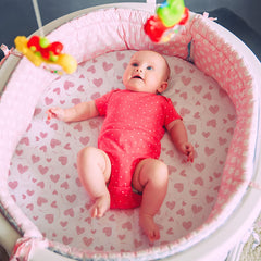 GLLQUEN BABY bassinet sheets elastic-band fit ensures snug, stable sleeping space
