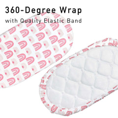 GLLQUEN BABY bassinet sheets machine-washable design for easy cleanup