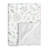 GLLQUEN BABY blanket front muslin cotton greenery keeps baby warm and breathable