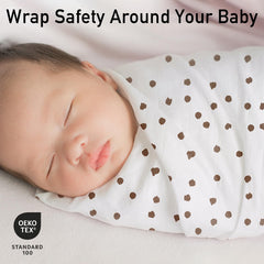 GLLQUEN BABY bamboo-cotton muslin blanket close-up showing soft, breathable fabric