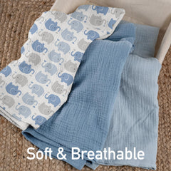 GLLQUEN BABY swaddle blanket baby-wrapping, secure wrap for peaceful sleep moments