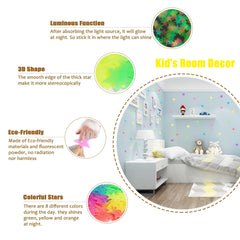 GLOCARNIVAL non-toxic sticky putty keeps stars securely mounted with no mess.