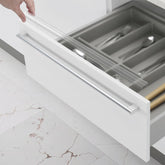 Glosaie cabinet edge protector 18in provides invisible corner protection.