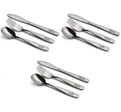 GlossyEnd 9-piece knife image showing safe non-serrated blade for kids