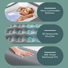 GloTika 3D honeycomb mattress provides ergonomic support