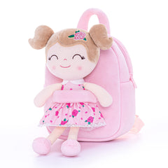 Gloveleya toddler backpack plush rose doll ideal for gift giving and outings