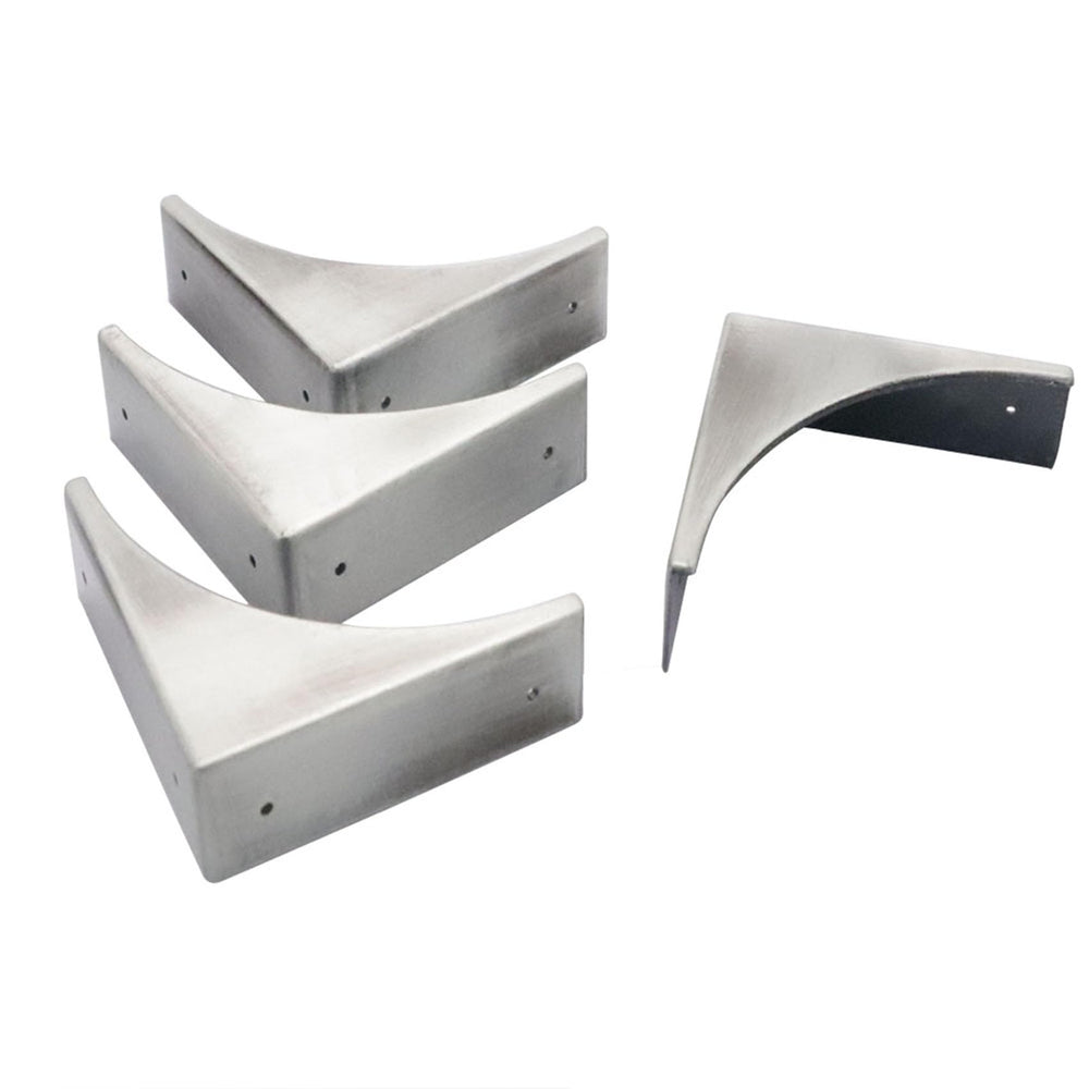 glrovazas metal box corner protector front view shows sleek protection for furniture corners