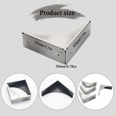 glrovazas metal box corner protector side view demonstrates edge safety during use