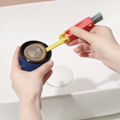 Gmleey stiff angle bristle head cleans lid crevices effectively