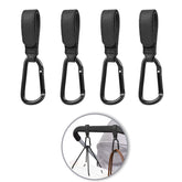 Go Pal stroller hooks adjustable-strap-attachment delivers secure, slip-free bag support on any stroller handle.