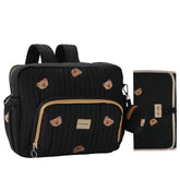 GOBABYMART diaper bag backpack with open compartments for organized baby gear on trips.