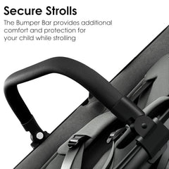 GOCKUAP bumper bar with one-hand operation enables easy stroller access.