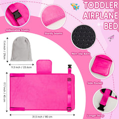 GoCozy compact size and 55 lb capacity for growing kids on flights.