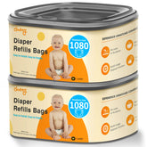 Godyoy Jumbo Square Diaper Bags refill compatible with Diaper Genie Classic for easy disposal