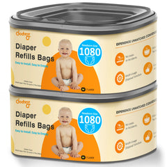 Godyoy Jumbo Square Diaper Bags refill compatible with Diaper Genie Classic for easy disposal