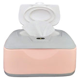 GOGO pure baby wipe warmer with on/off switch for quick, gentle warming at diaper changes.