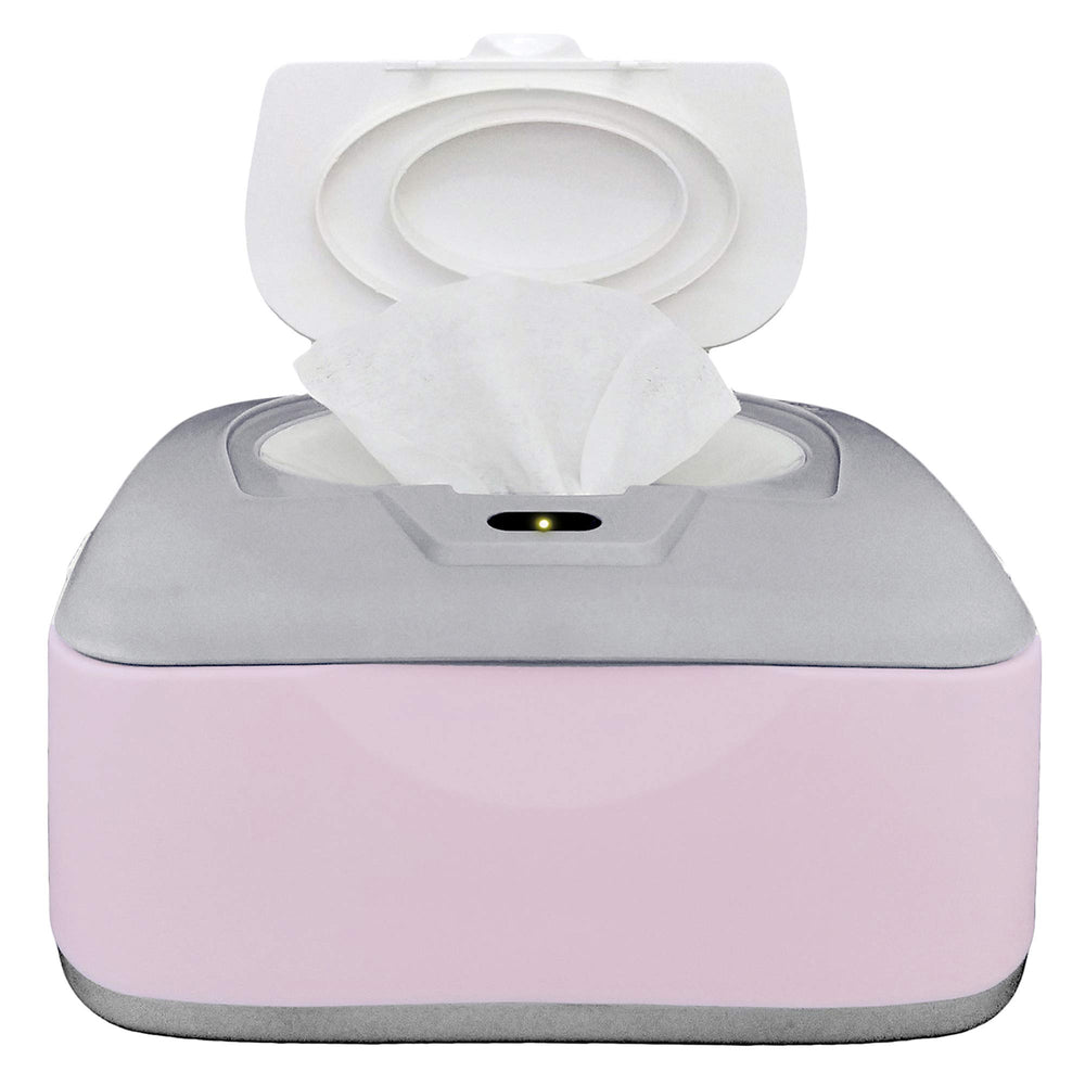 GOGO pure baby wipes warmer purple front view shows gentle temperature for diaper changes