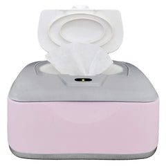 GOGO pure baby wipes warmer purple front view shows gentle temperature for diaper changes