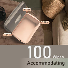 GOGO pure movable wipe dispenser keeps wipes within easy reach during care.