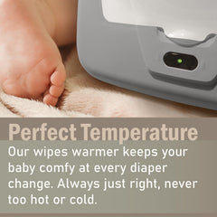 GOGO pure warmer with easy on/off button enables quick control during changes