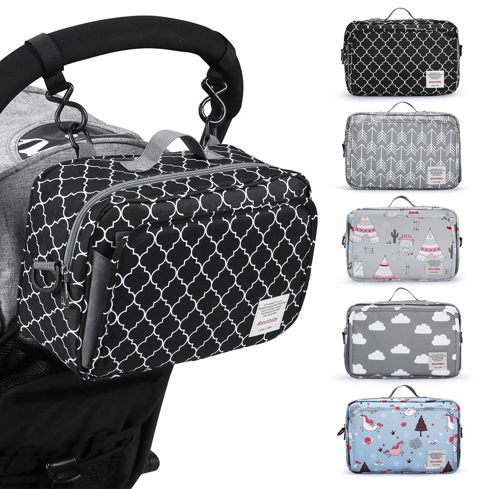 GOGOSO small diaper bag cup holder keeps bottles accessible during outings