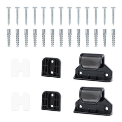 Goktvai black retractable baby gate latch demonstrates quick-release security for routines