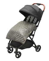 Goldbug baby blanket weatherproof shell keeps baby dry in light rain.