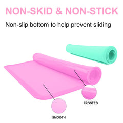 Goldleaf placemats foldable rolled image showing portability.