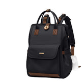 GOLF QUALITY diaper bag backpack front view with roomy compartments for baby essentials.