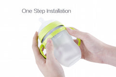 GOLOHO installation guide image showing quick one-step fit