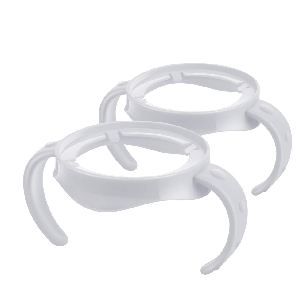GOLOHO bottle handles on Avent Natural fit side view for better grip and control during feeds