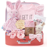 Golray bunny gift set suitcase shows storage-ready design and gift box