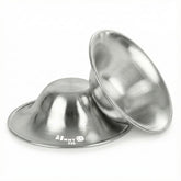 GoMommy silver nipple shields packaging, ideal for gifting and hospital bag prep
