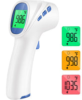 GoodBaby forehead thermometer front view for quick home fever checks.