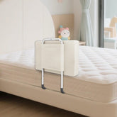 Goodleben bed rail toddler guard on twin bed, secure sleep barrier for safe nighttime.
