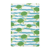 GOODOLD Sea Turtle crib sheet fabric close-up shows soft, breathable modal blend.