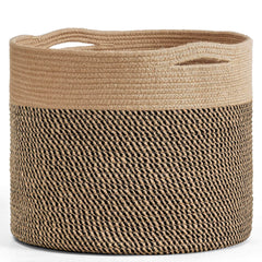Goodpick cotton rope basket texture close-up highlighting soft weave ideal for cozy storage